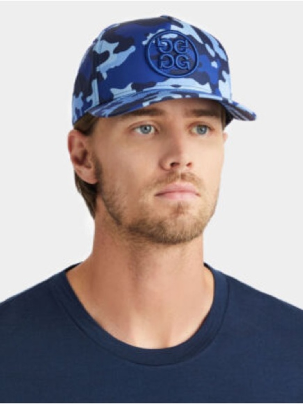 NWT G/FORE Circle Gs Camo Snapback Golf Hat - Blueprint
